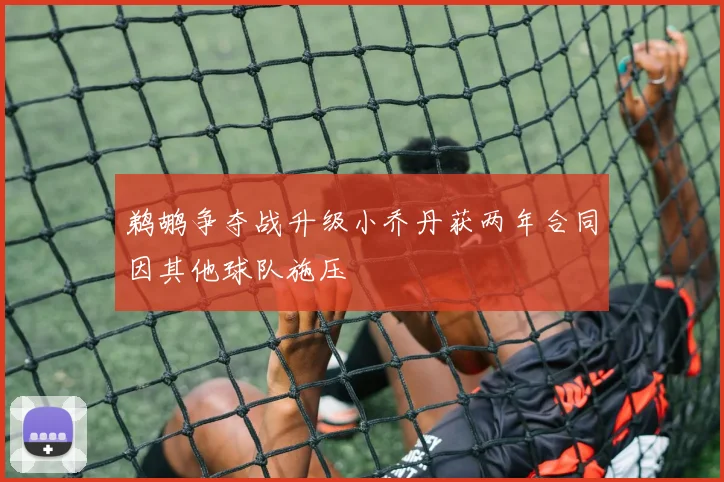 鹈鹕争夺战升级小乔丹获两年合同因其他球队施压